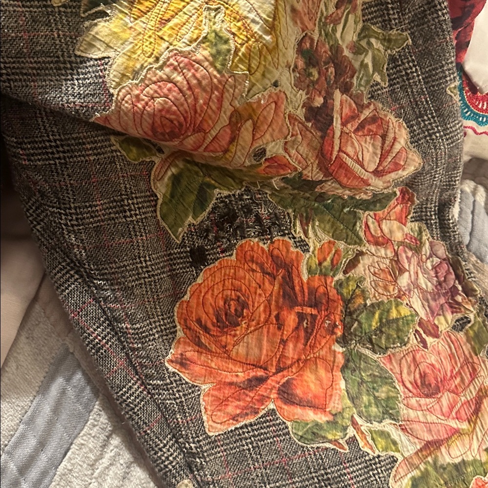Magnolia Pearl Plaid pants with Red Accents - Picture 10 of 15